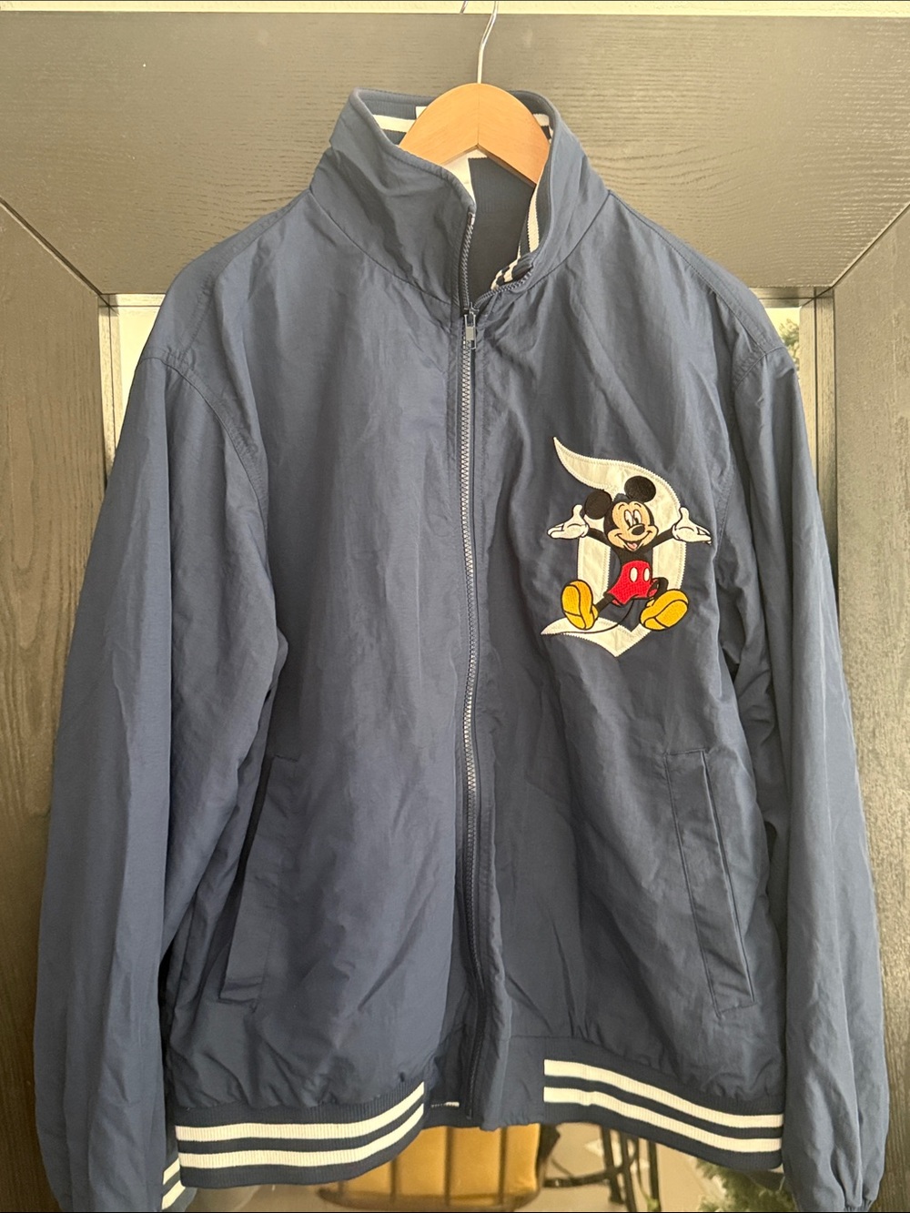 Limited Edition Disney Navy Bomber Jacket with Logo